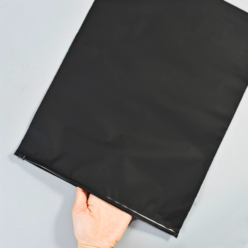 Купить пакет Слайдер 45*60 см черный матовый 70 мкм