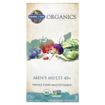 Garden of Life, Organics, мультивитамины для мужчин от 40 лет, 120 веганских таблеток
