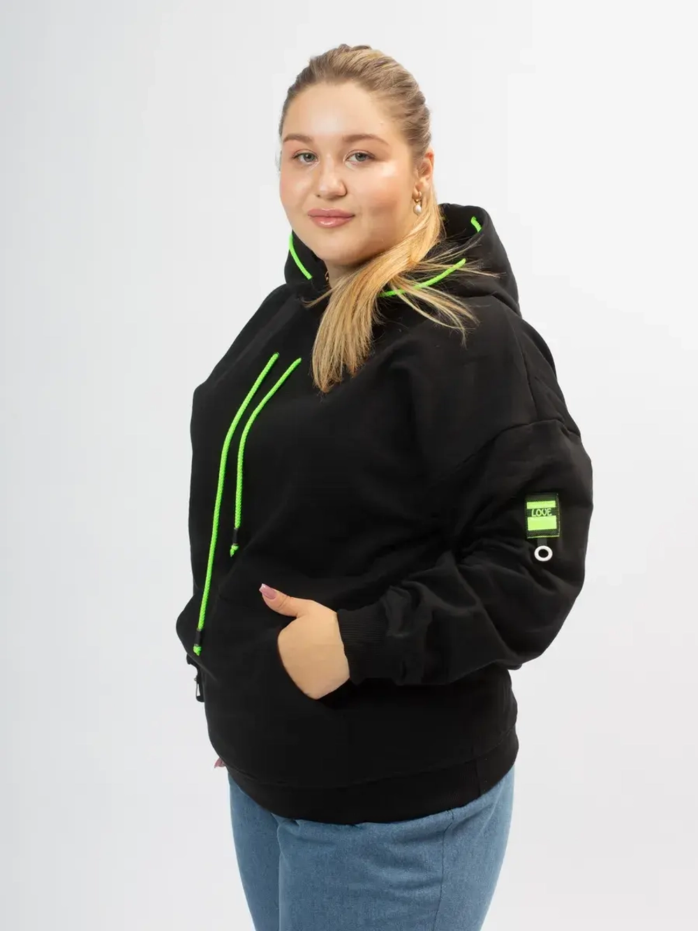 Худи over size оверсайз без начеса