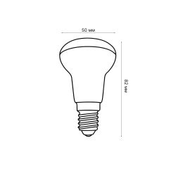 LED-R39-3W-3000K-E14-FR-SLS Лампа светодиодная. Форма Рефлектор. матовая. Теплый белый свет 3000K. ТМ Volpe