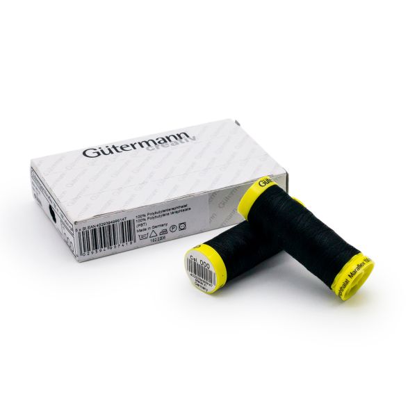 Нитки для трикотажа Gutermann Maraflex 120 (150 метров), 5 кат. | _000 черный