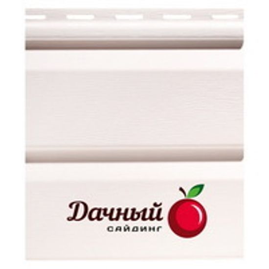 Сайдинг панель FineBer Белый Дачный  3,05х0,205 0,63 кв/м