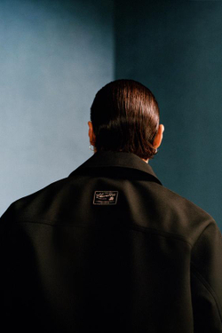 ZARA X WILLY CHAVARRIA ТЕКСТУРИРОВАННАЯ КУРТКА-БОМБЕР, ЧЕРНЫЙ