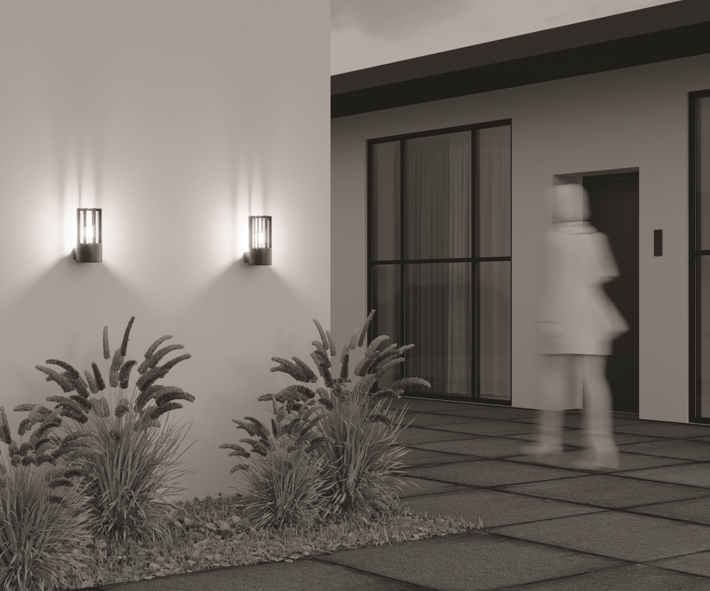 Уличный настенный светильник Outdoor O453WL-01GF