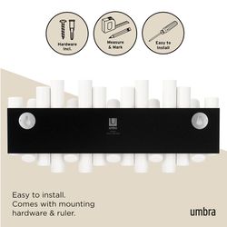 Вешалка настенная Picket, 5 крючков, белая