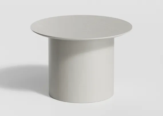 Столик Type D 60 см основание D 39 см (серо-бежевый)