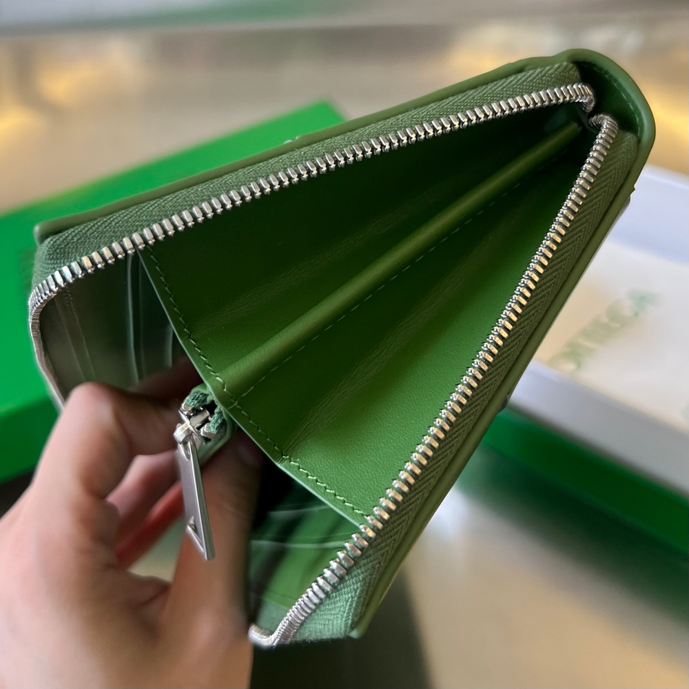 Bottega Veneta Cassette Zip Around Wallet