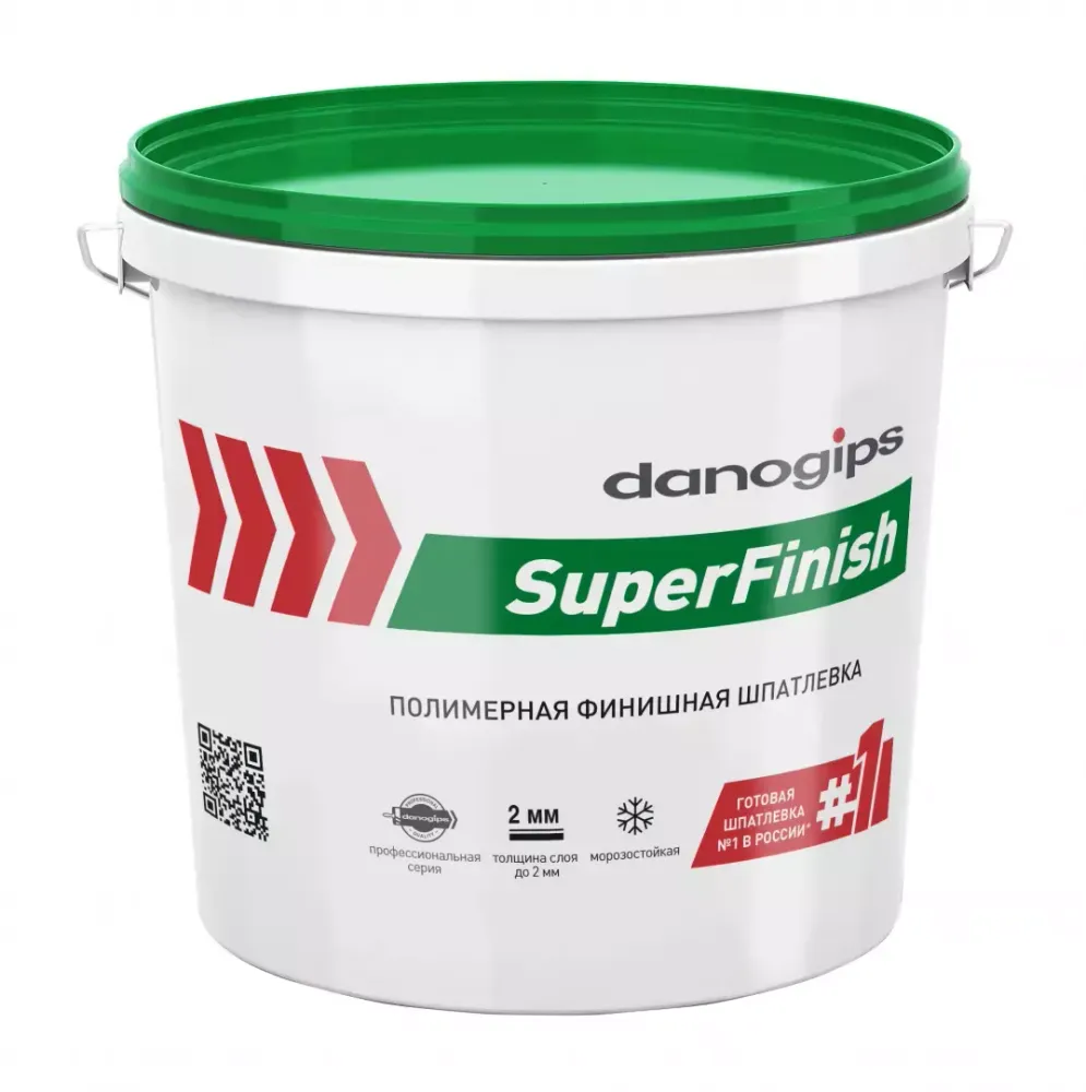 Шпатлевка DANOGIPS SuperFinish финишная. 5кг