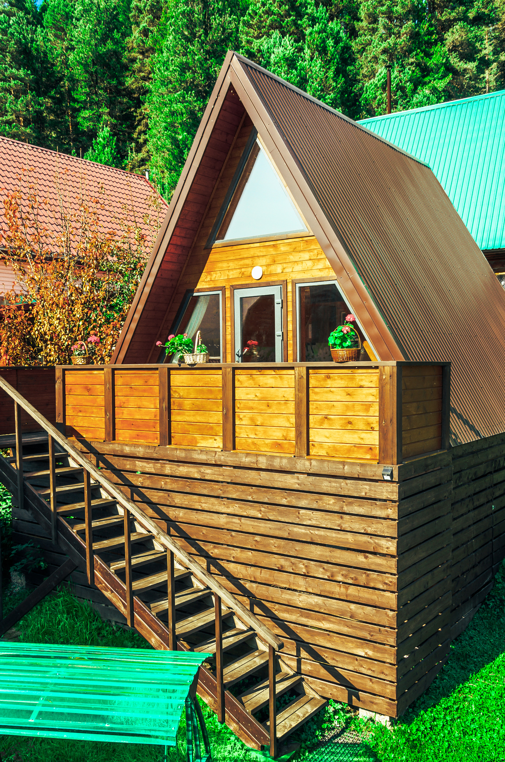 Летний коттедж А-фрейм