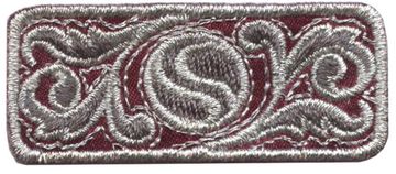 Нашивка Вензель (прямоугольный)