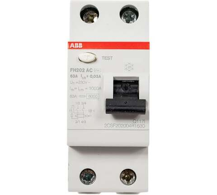 УЗО 2 мод. FH202AC-63 300 мА