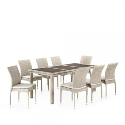 Комплект садовой мебели T365/Y380C-W85 8PCS Latte