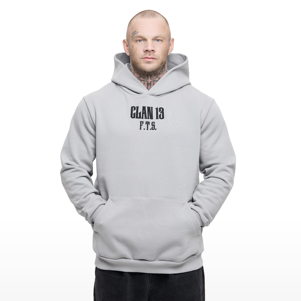 Худи Clan 13 Bas, серый
