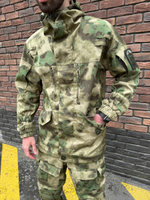 Тактический костюм горка с наколенниками и налокотниками мох лайт