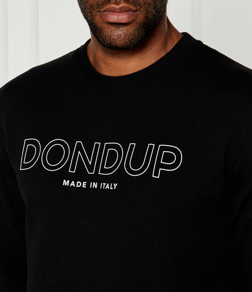 Худые FLEECE DONDUP - made in Italy - черный(UF641 KF0196U HY3)