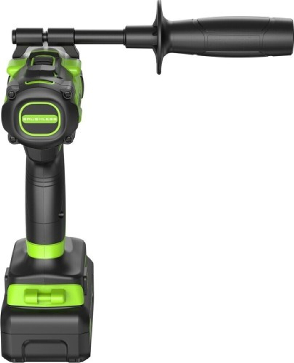 Дрель-шуруповерт аккумуляторная GREENWORKS GD24DD140 ударная, 24V, АКБ 4Ач и ЗУ 3707607CUB