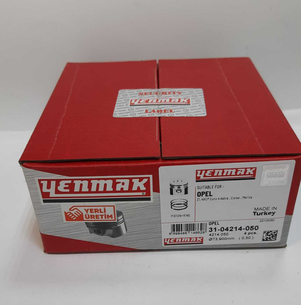 Поршни с кольцами +0.50 Z14XEP YENMAK
