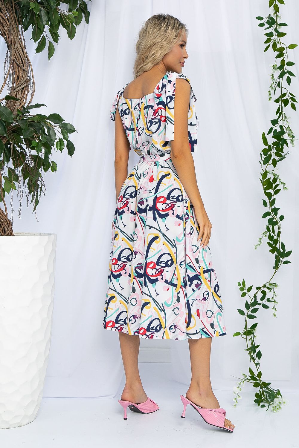 Платье Улыбка (белое) П12915-19М LT Collection