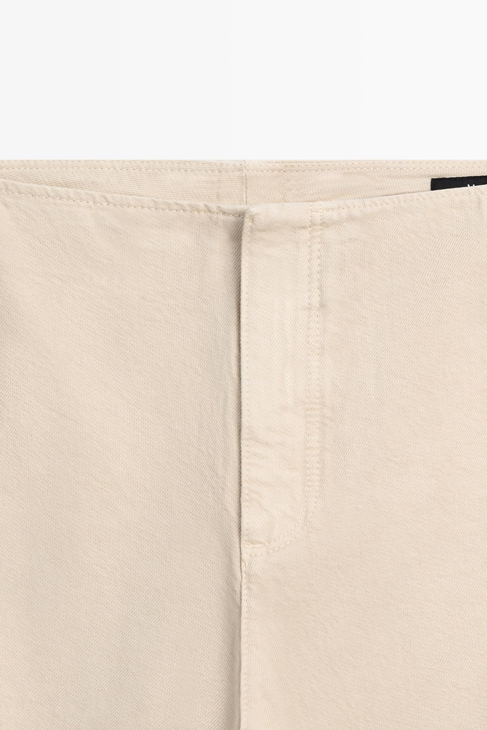 Massimo Dutti Брюки свободного кроя,бежевый