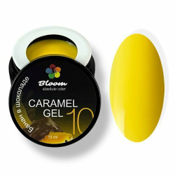Bloom Caramel Gel 10 - Гель жидкий для наращивания Банан в шоколаде, 15 мл