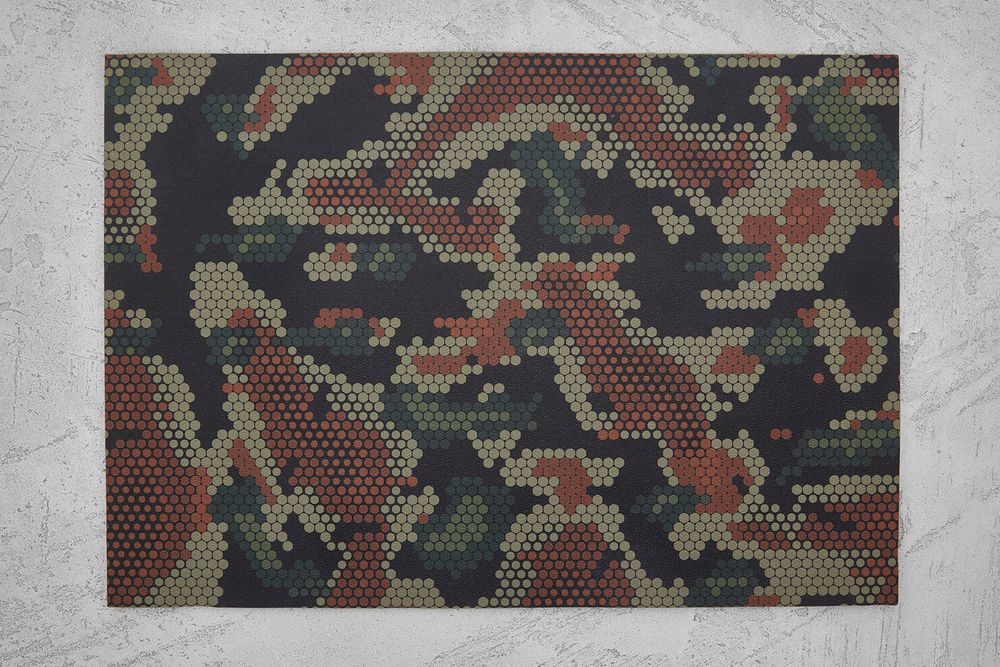 Kydex Camo dotted olive 2,03мм, лист 300x200мм