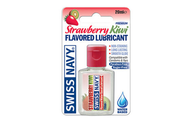 Ароматизированный лубрикант на водной основе Swiss Navy Strawberry Kiwi (клубника и киви) 20 мл