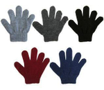 Перчатки детские одинарные, цвет джинс, 1-2 года, 1 шт.