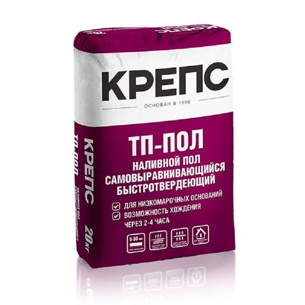 Наливной пол Крепс ТП-пол 20кг