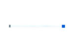 Шлейф 7 pin, 10 см, шаг 1 мм FFC, обратный Б