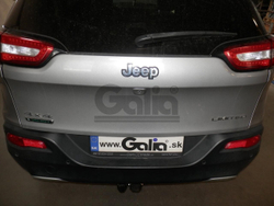 Оцинкованный фаркоп на Jeep Cherokee KL 2014-2018 (без электрики), Galia J013A