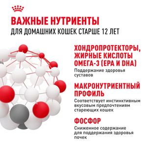 Пауч Royal Canin Ageing +12 для стареющих кошек в возрасте старше 12 лет, мелкие кусочки в cоусе
