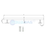 ПР.200.2 Поручень прямой 2,0м