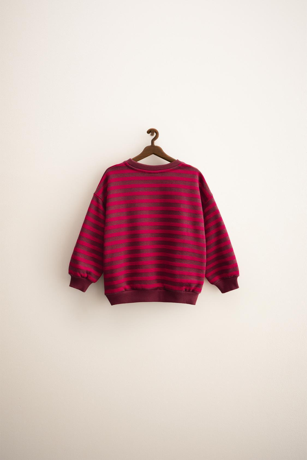 ZARA ZARA TIMELESS - ТОЛСТОВКА В ПОЛОСКУ, ШОКОЛАДНЫЙ