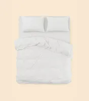 Простыня - Melange White - 200x200x30 (на резинке)