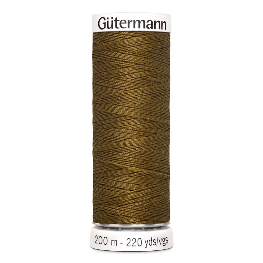Нить Sew-All 200 м, Gutermann, 288 медная горчица