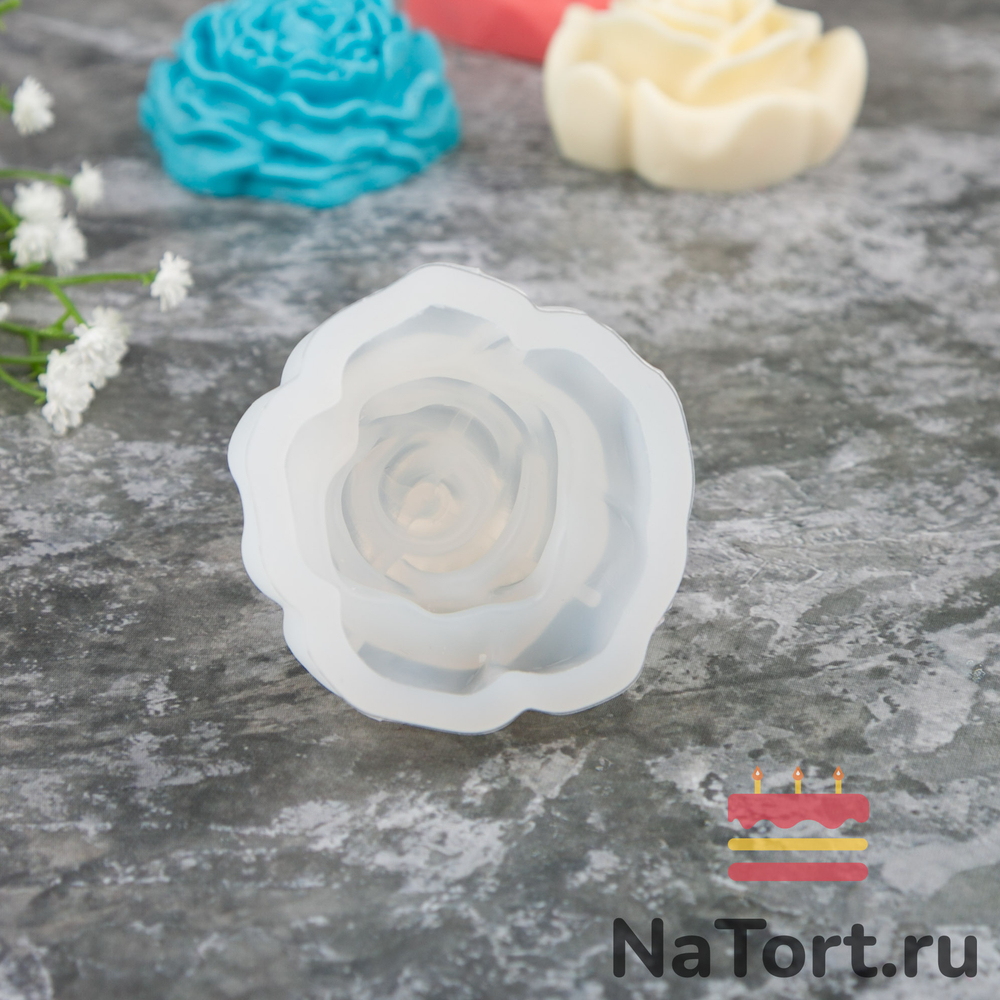 Силиконовый молд 3D «Цветок #6»