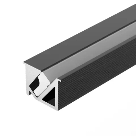 Профиль SL-BEVEL-H10-F14-2000 ANOD BLACK (Arlight, Алюминий) 044084