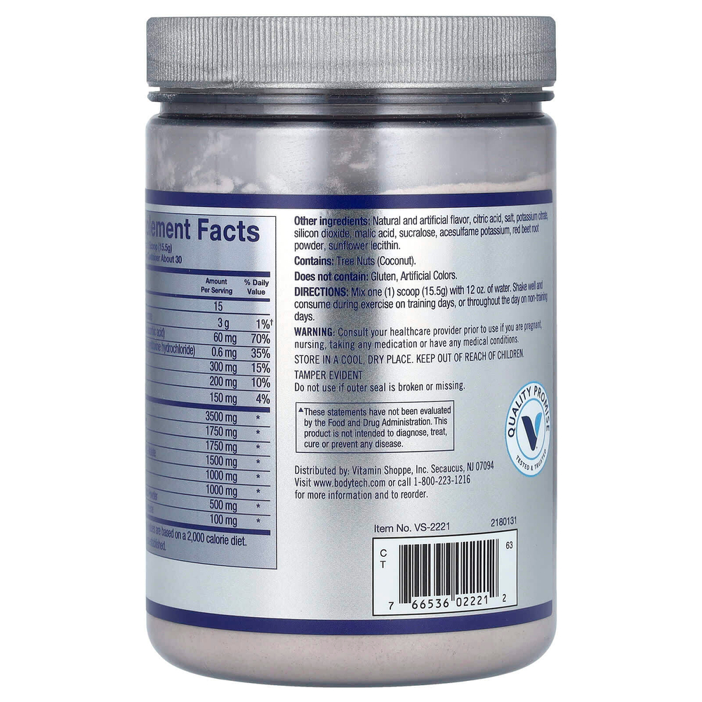 BodyTech, Elite, Ultimate BCAA, со вкусом фруктового пунша, 465 г (16,4 унции)