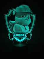 Ночник "Щенячий патруль Крепыш (Rubble)"