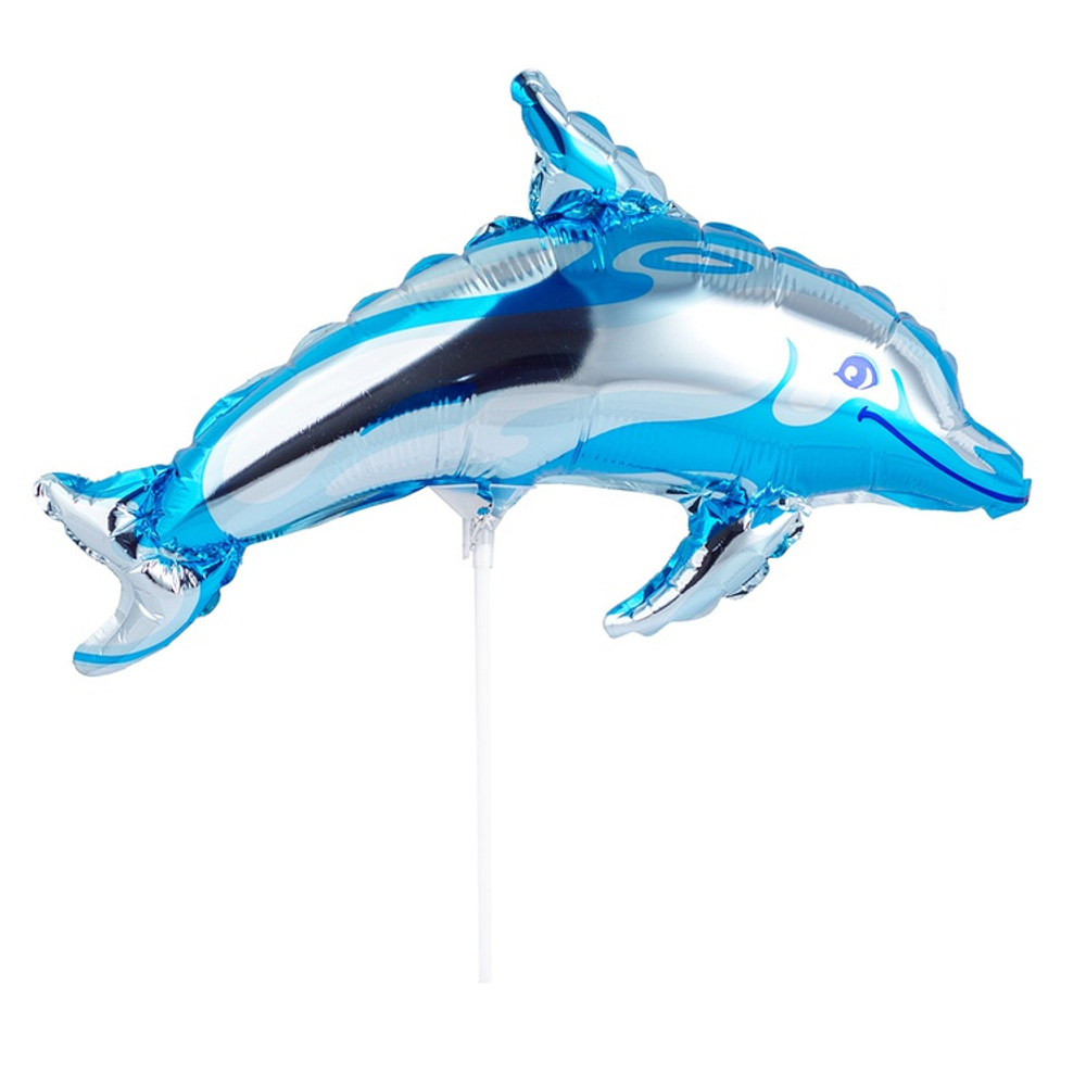Шар Фольгированный Дельфин (Голубой)