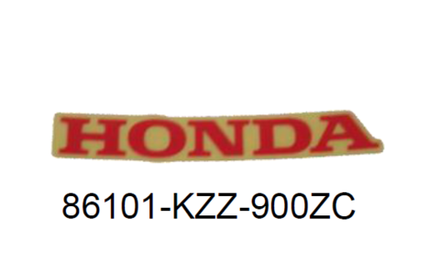 86101-KZZ-900ZC. MARK, HONDA (70MM) *TYPE1* (FR.) (TYPE1 )