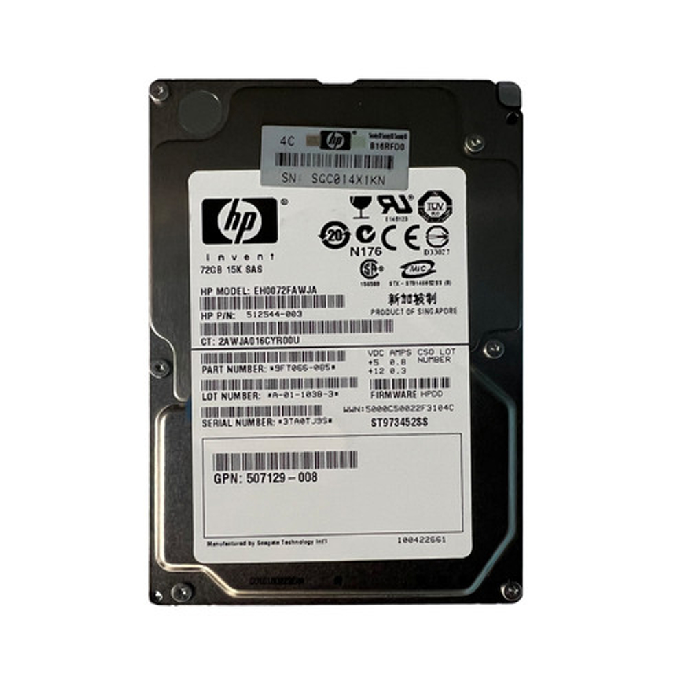 Жесткий диск HP EH0072FAWJA 72Gb SAS 2,5" HDD