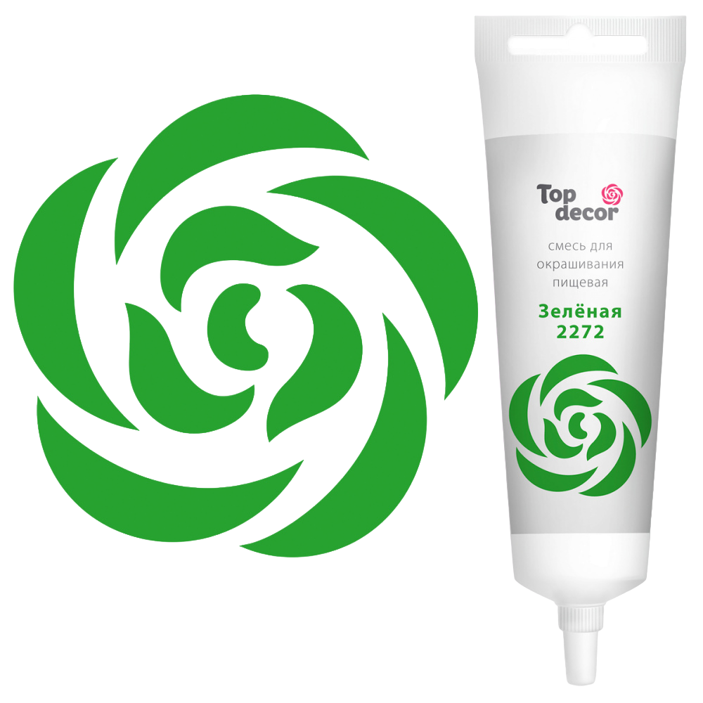 Пищевой краситель гелевый "Зеленый"100г