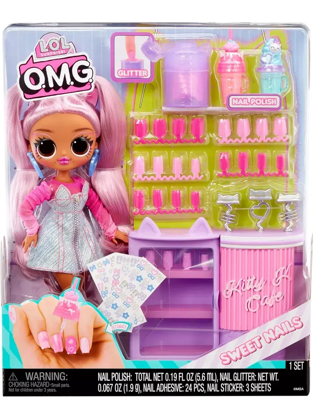 Кукла Лол OMG Kitty K Café Sweet Nails