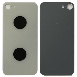 Задняя крышка для Apple iPhone 8 Белый (стекло, широкий вырез под камеру)