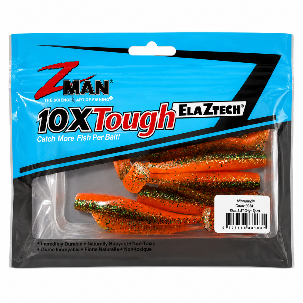 Силикон Z-MAN 9,5см Size 3,5 Color #003 (7шт./уп.)