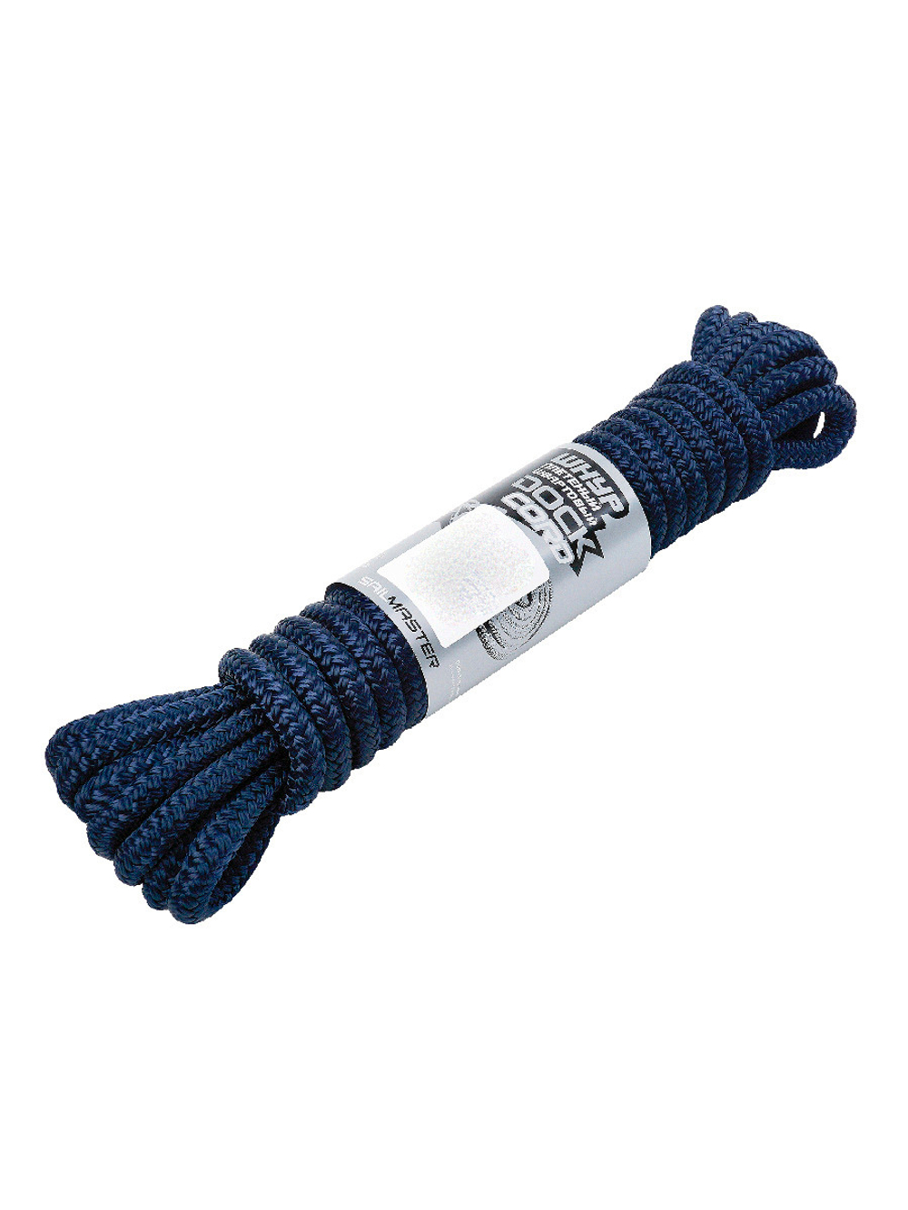 Шнур плетеный швартовый SailMaster Dock Cord 12,0 мм, 2800 кгс, 6 м, с огоном, Navy Blue