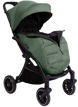 Детская прогулочная коляска Peppy Latina forest green зеленая