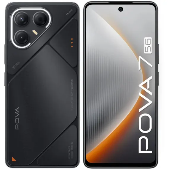 Смартфон Tecno Pova 7 5G 8/128 ГБ (Black | Черный)