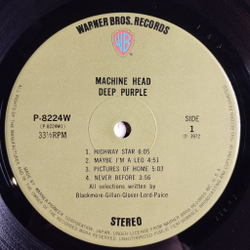 Винтажная виниловая пластинка LP Deep Purple Machine Head (Japan 1972) (Obi) Smoke On The Water (1 Press)